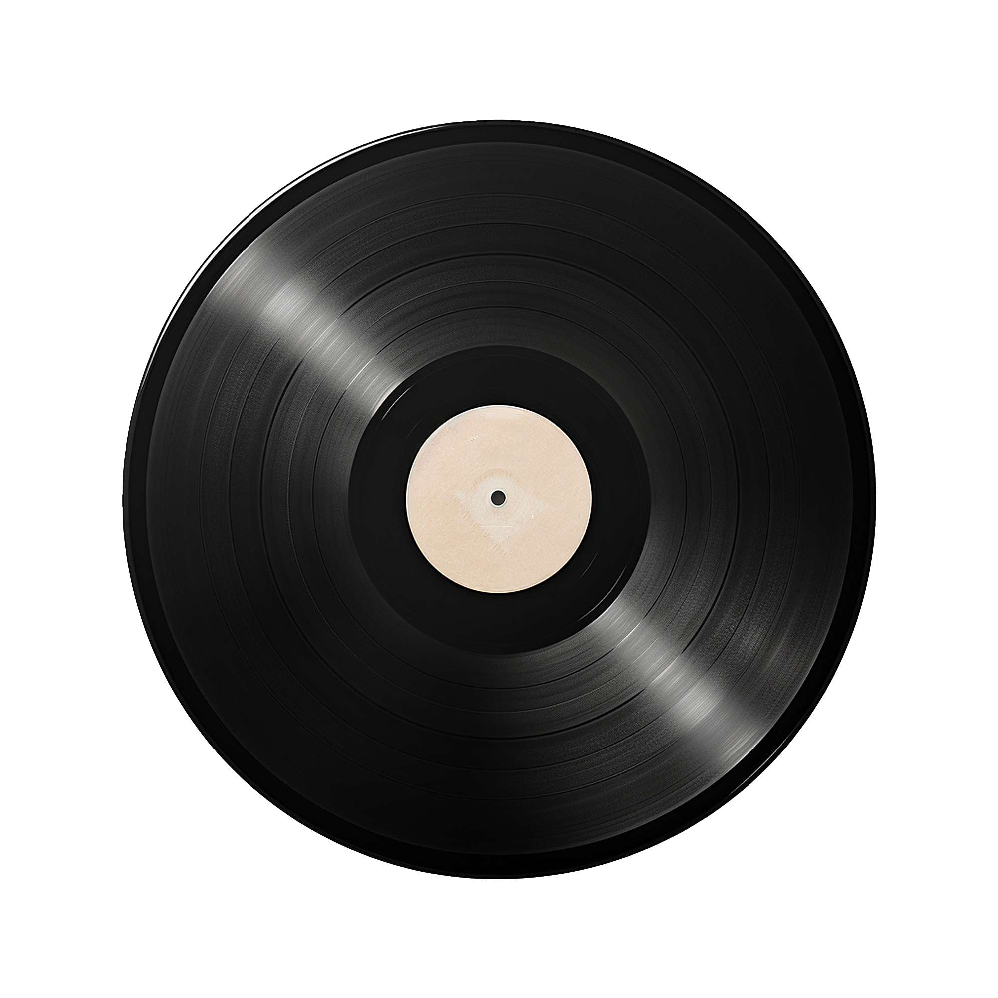 blank vinyl record