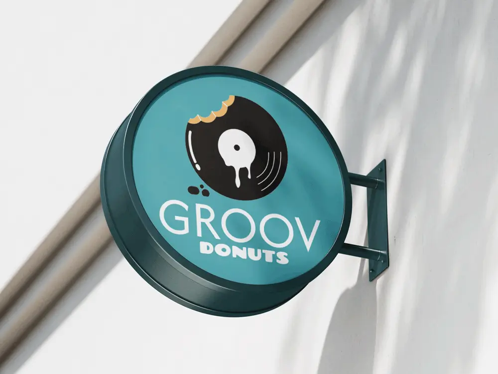 Groov Sign on building