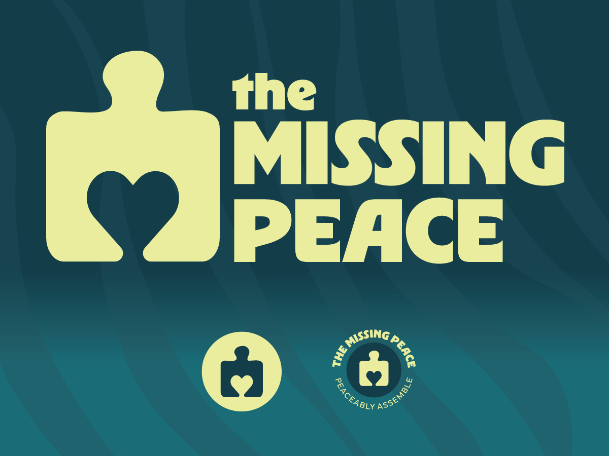 The missing peace logo